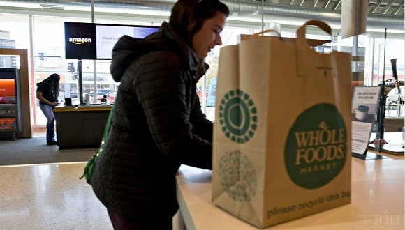 亚马逊联合Whole Foods推出2小时免费超市配送服务
